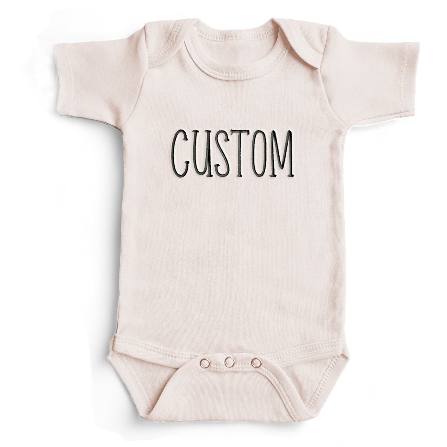 Embroidered Custom Onesie® brand, Custom Baby Bodysuit, Personalized Bodysuit Z57