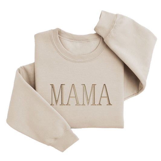 Embordered Mama Sweatshirt Mama Sweater W201