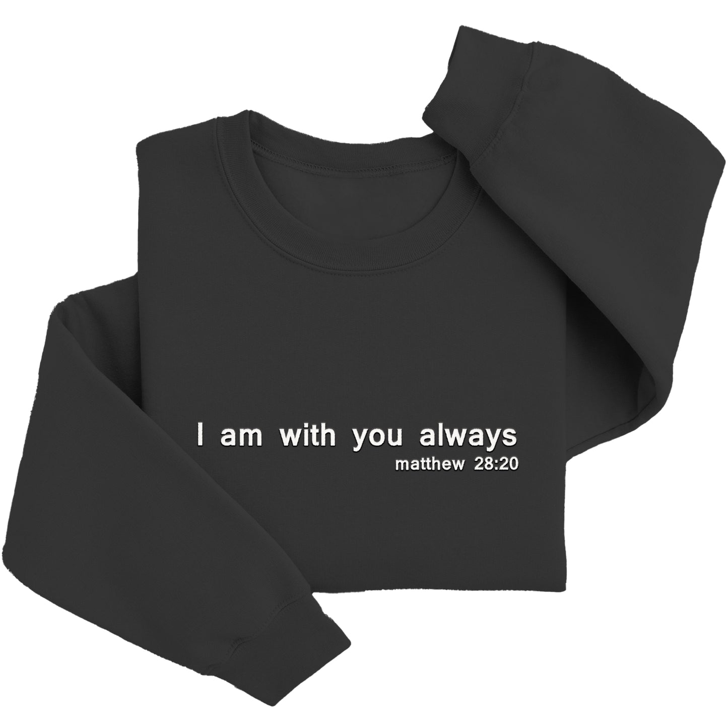 Embordered Make Heaven Crowded Sweatshirt Religious 1031