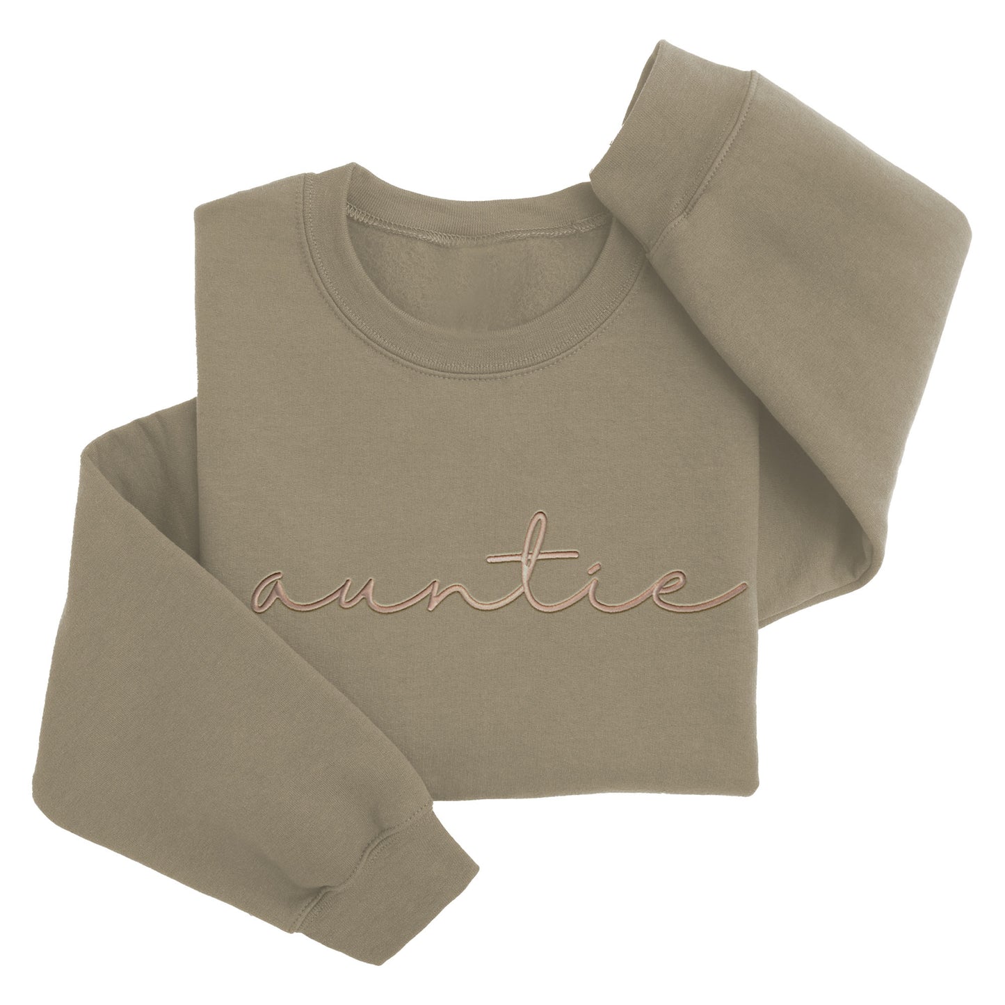 Embordered AUNTIE Sweatshirt AUNTIE Sweater Aunt Sweatshirt W101