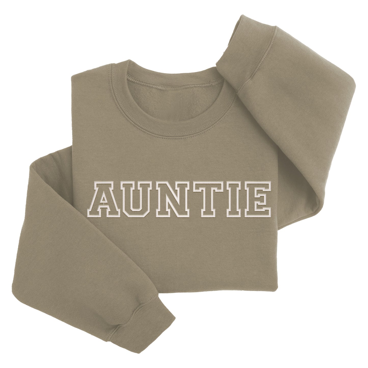 Embordered AUNTIE Sweatshirt AUNTIE Sweater Aunt Sweatshirt W102