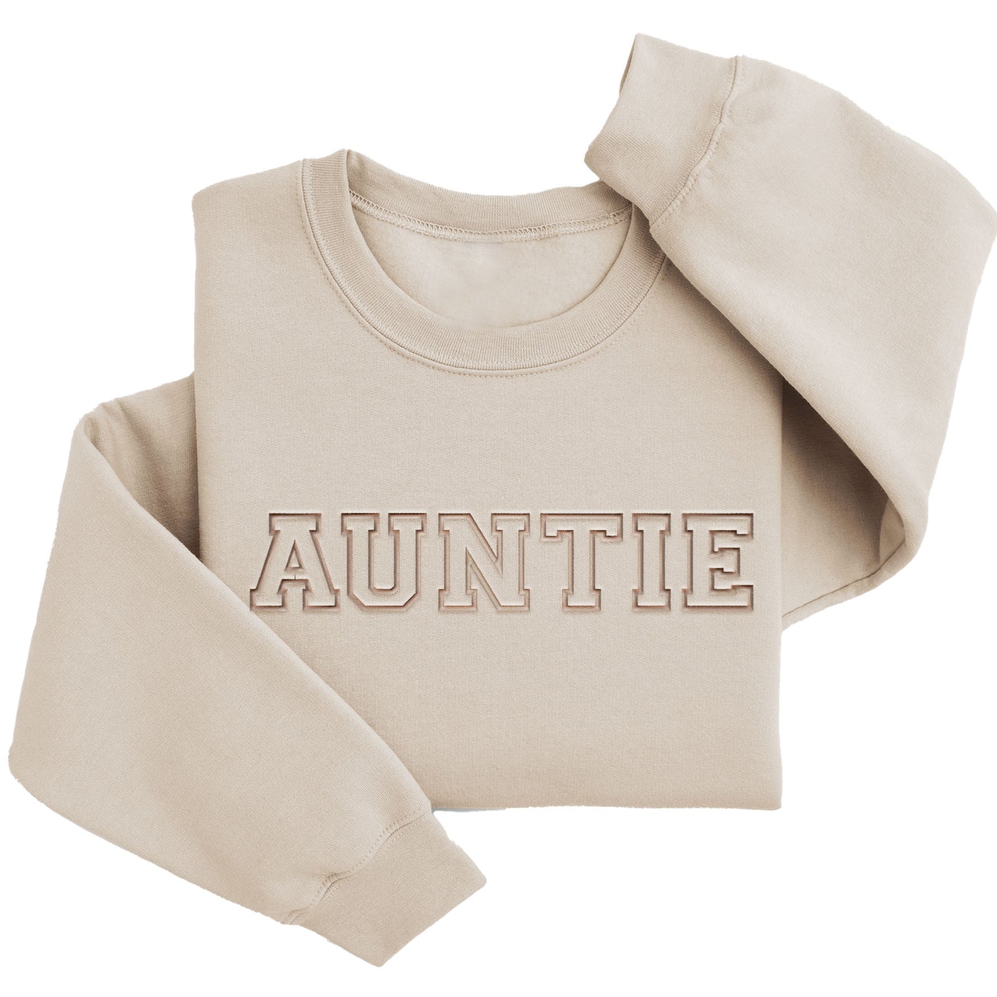 Embordered AUNTIE Sweatshirt AUNTIE Sweater Aunt Sweatshirt W102