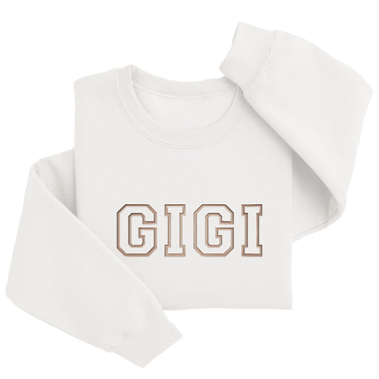 Embordered GIGI Sweatshirt GIGI Sweater W106