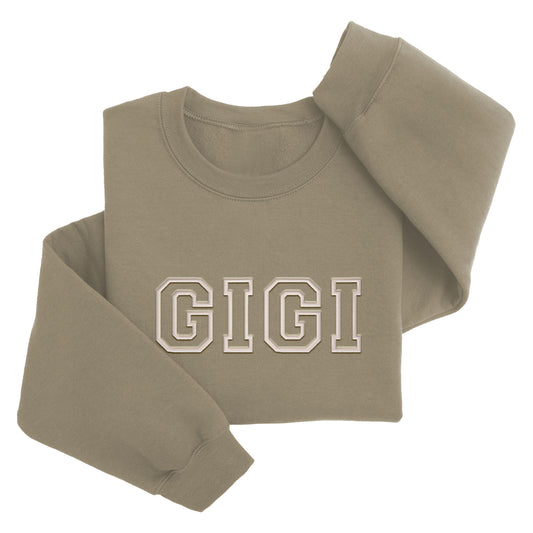 Embordered GIGI Sweatshirt GIGI Sweater W106