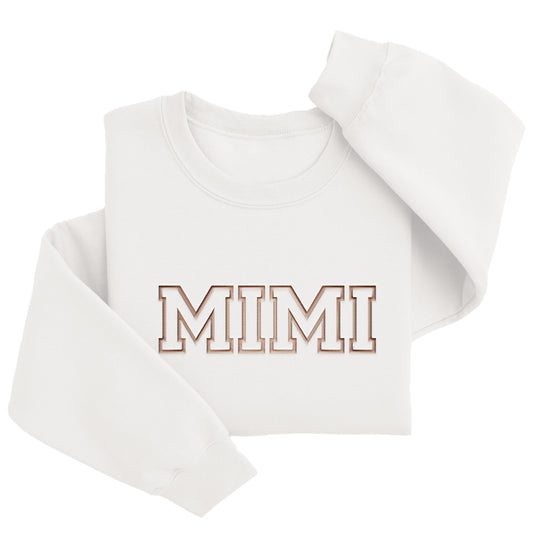 Embordered MIMI Sweatshirt MIMI Sweater W110