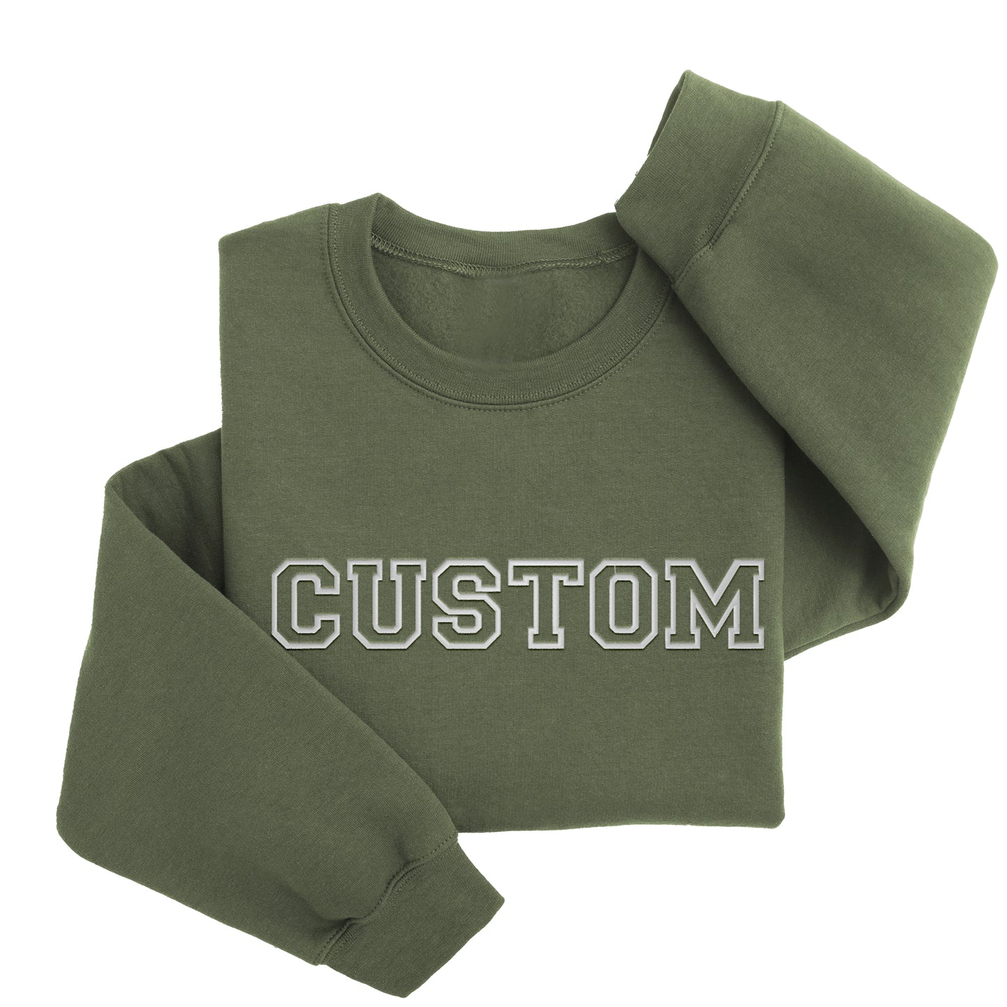 Custom Embroidered Sweatshirt Personalized Sweatshirt X13