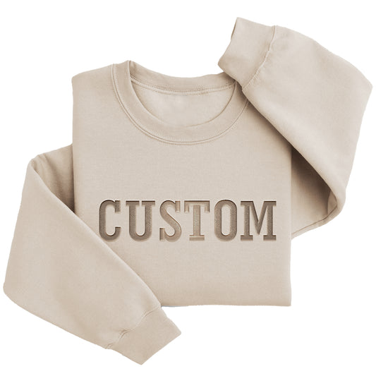 Custom Embroidered Sweatshirt Personalized Sweatshirt X14