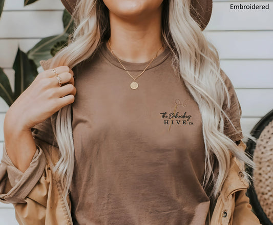 Embroidered Custom Logo T-Shirt