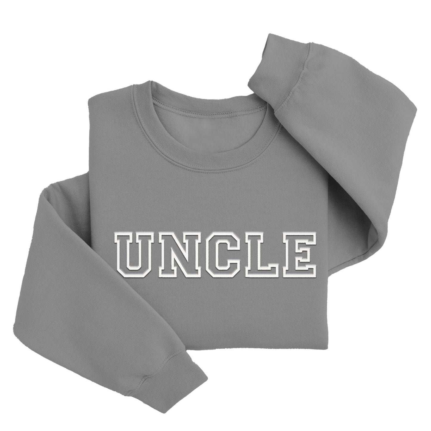 Embordered Uncle Sweatshirt DAD Sweater Uncle Sweatshirt M202
