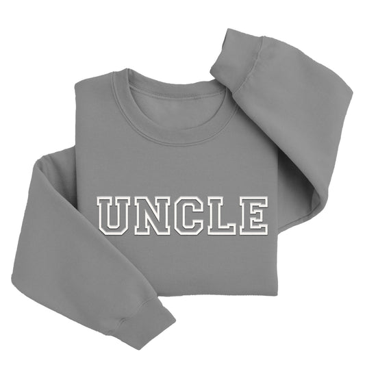 Embordered Uncle Sweatshirt Uncle Sweater Daddy Sweatshirt M202