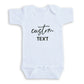 Embroidered Custom Onesie® brand, Custom Baby Bodysuit, Personalized Bodysuit Z57