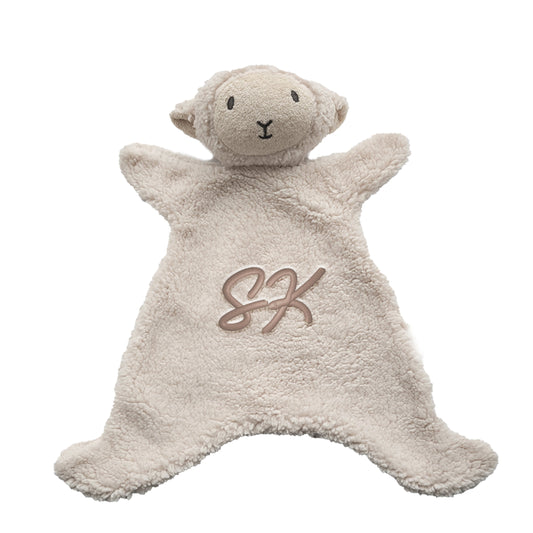 Embroidered Personalized Animal Lovey, Personalized Lovey, Bear Lovey, Lamb, Goose Lovey, Embroidered Name, Newborn Gift, Plush Toy Custom Baby Name Z218