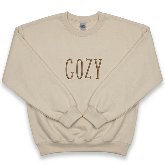 Embroidered Cozy Sweatshirt A14