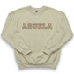 Bespoke Abuela Block Letter Embroidery Sweatshirt A18