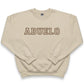 Bespoke Abuelo Block Letter Embroidery Sweatshirt A19