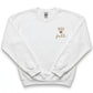 Embroidered Hello Fall Pumpkin Sweatshirt Left Chest A20