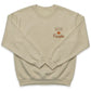Embroidered Hello Pumpkin Autumnal Sweatshirt Left Chest A21