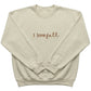 Embroidered I Love Fall Autumnal Sweatshirt A22