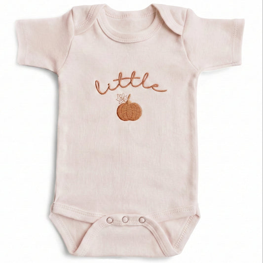 Embroidered Little Pumpkin ONESIES® brand A25