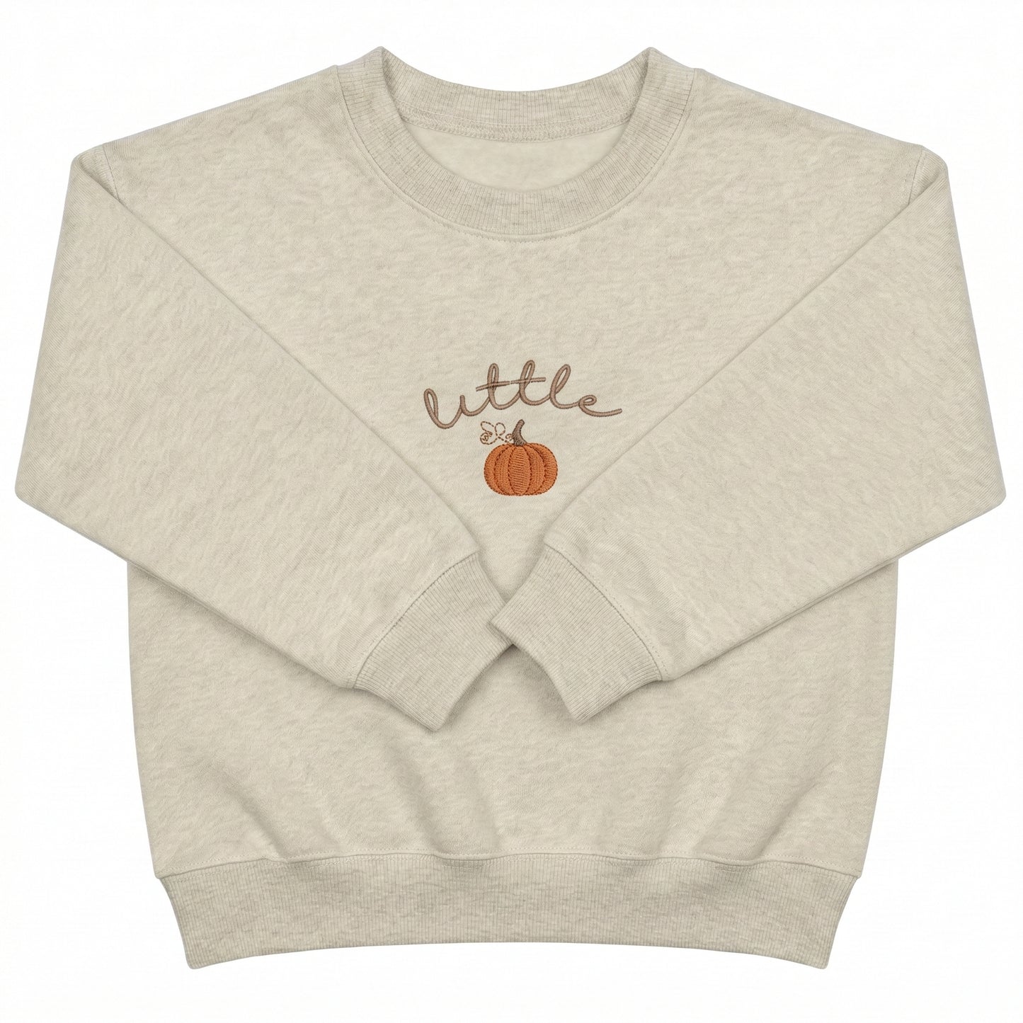 Embroidered Little Pumpkin Toddler Sweatshirt Youth Sweatshirt  A25