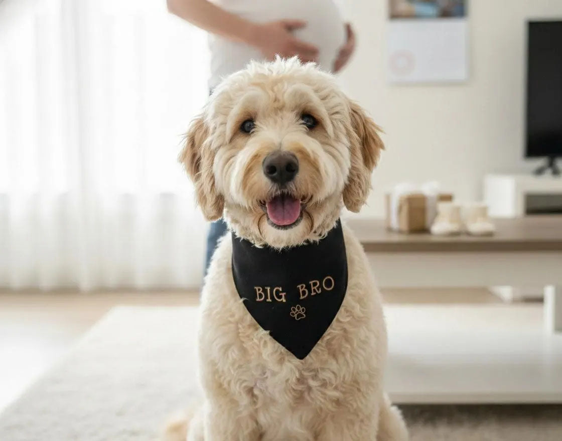 Big Bro Dog Bandana Embroidered Bandana BIB 2