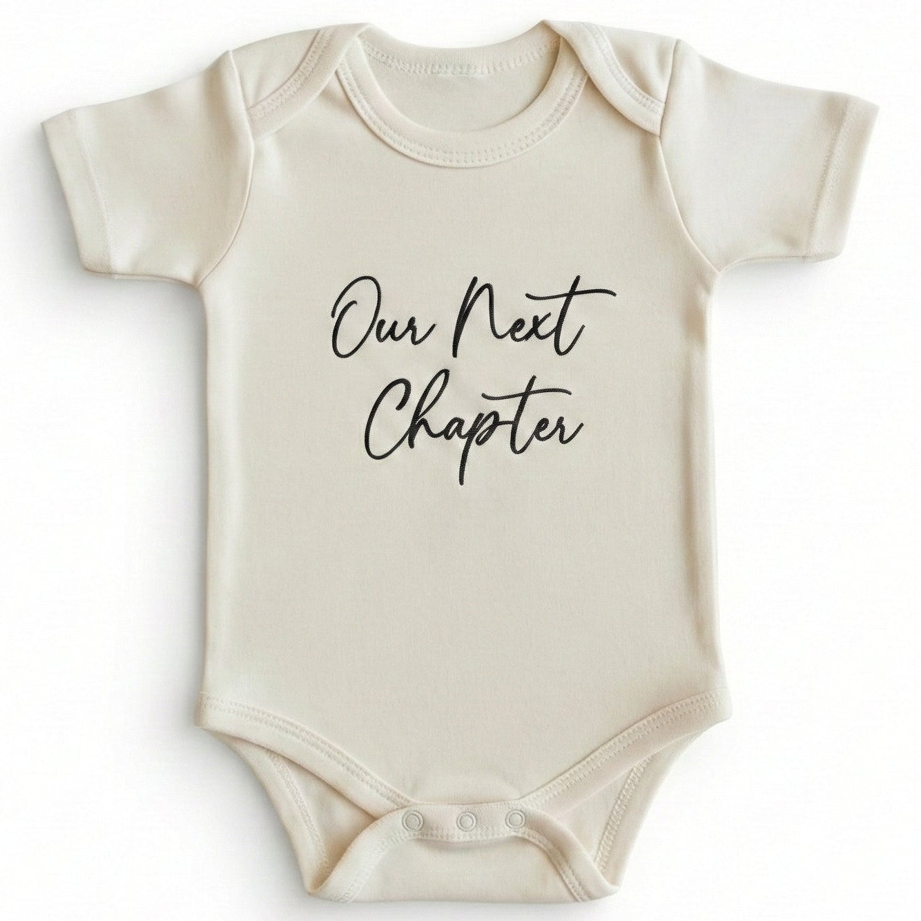 Embroidered Our Next Chapter ONESIES® Baby Bodysuit E10