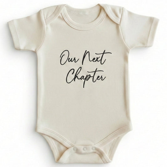 Embroidered Our Next Chapter ONESIES® Baby Bodysuit E10