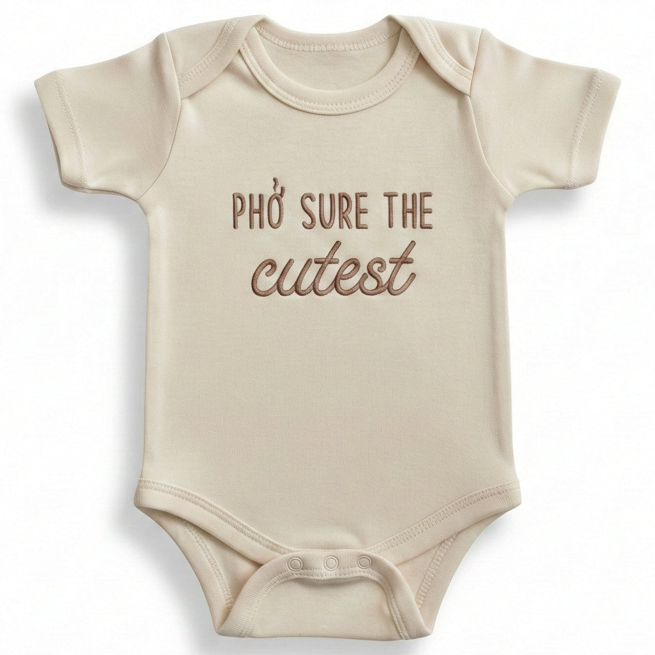 Embroidered Phở Sure the Cutest ONESIES® Bodysuit E11