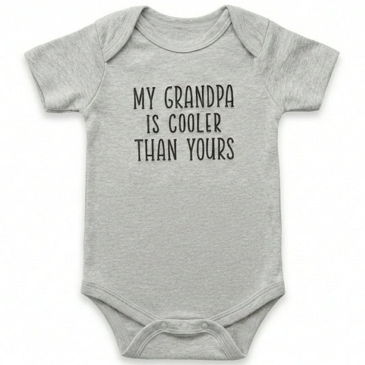 Embroidered My Grandpa is Cooler Than Yours ONESIES® brand E15