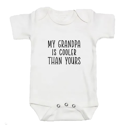 Embroidered My Grandpa is Cooler Than Yours ONESIES® brand E15