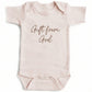 Bespoke Gift from God Embroidered ONESIES® Bodysuit E17