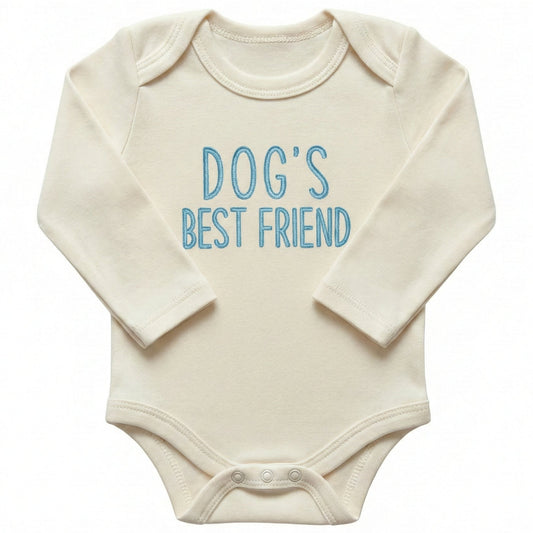 Bespoke Embroidered Dog's Best Friend ONESIES® Bodysuit E24