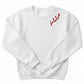 Embroidered Falala Christmas Sweater Neckline E29