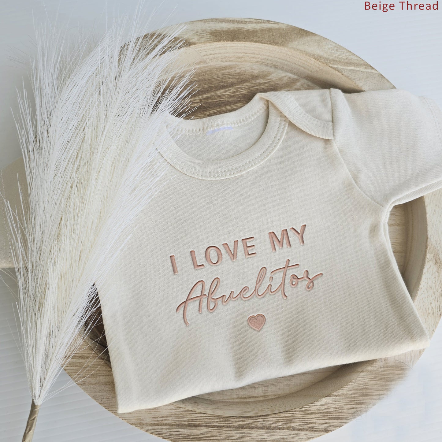 Embroidered I LOVE MY Abuelitos Spanish ONESIES® Baby Bodysuit E33