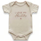 Embroidered I LOVE MY Abuelitos Spanish ONESIES® Baby Bodysuit E33