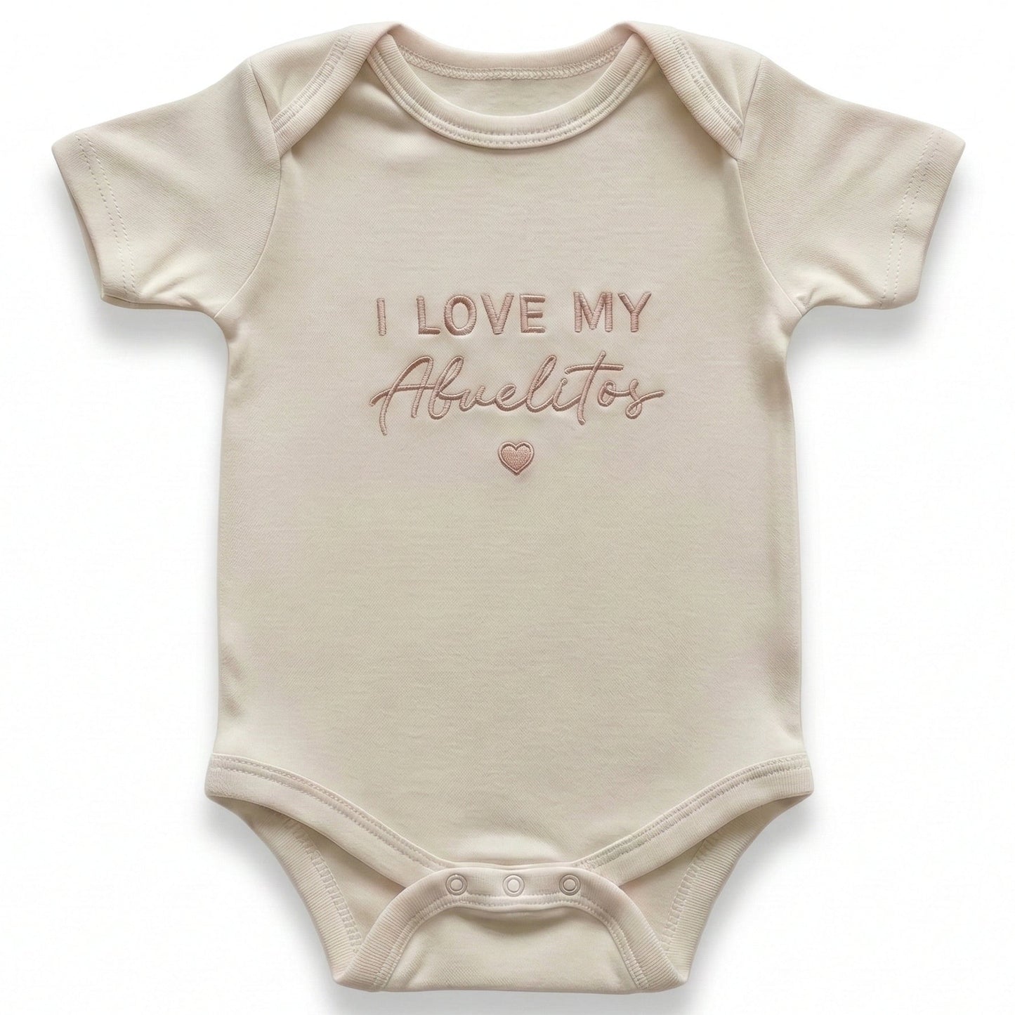 Embroidered I LOVE MY Abuelitos Spanish ONESIES® Baby Bodysuit E33