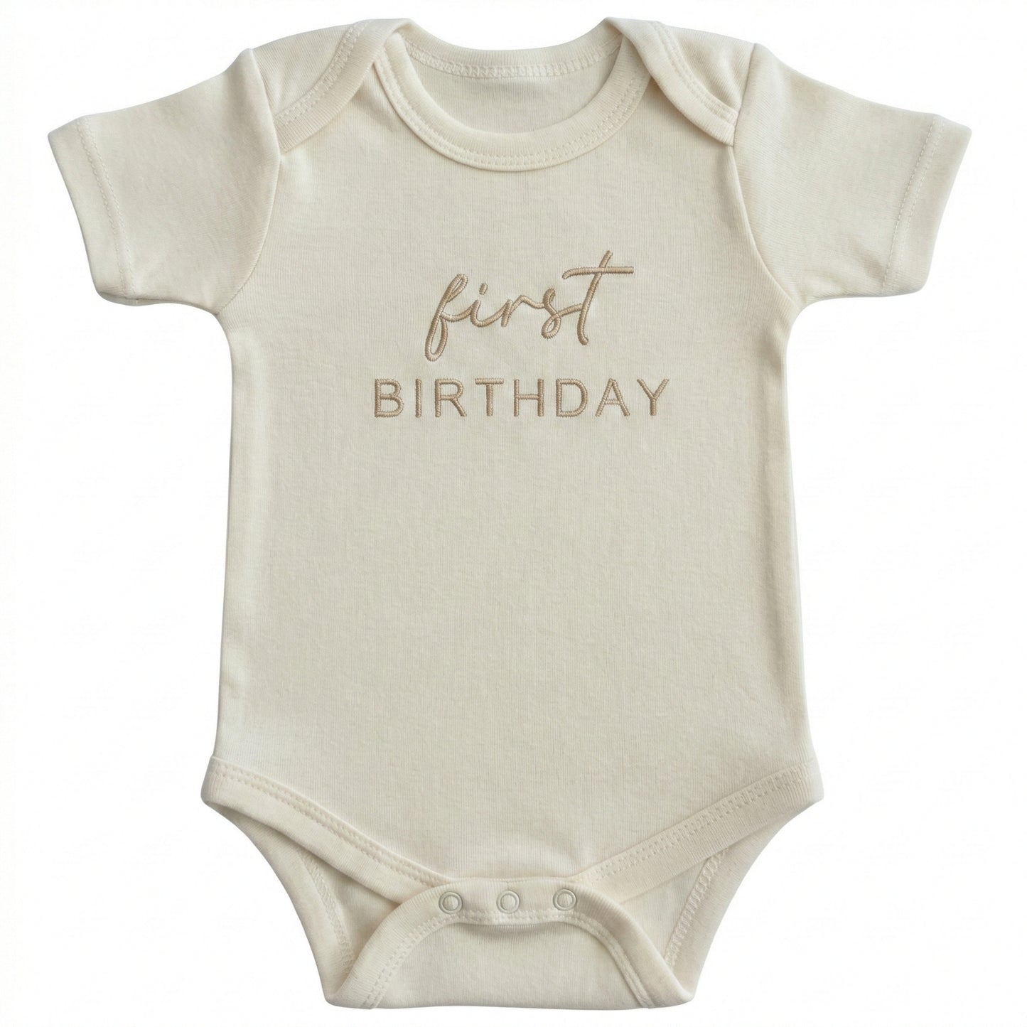 Bespoke First BIRTHDAY Embroidered ONESIES® Bodysuit E37