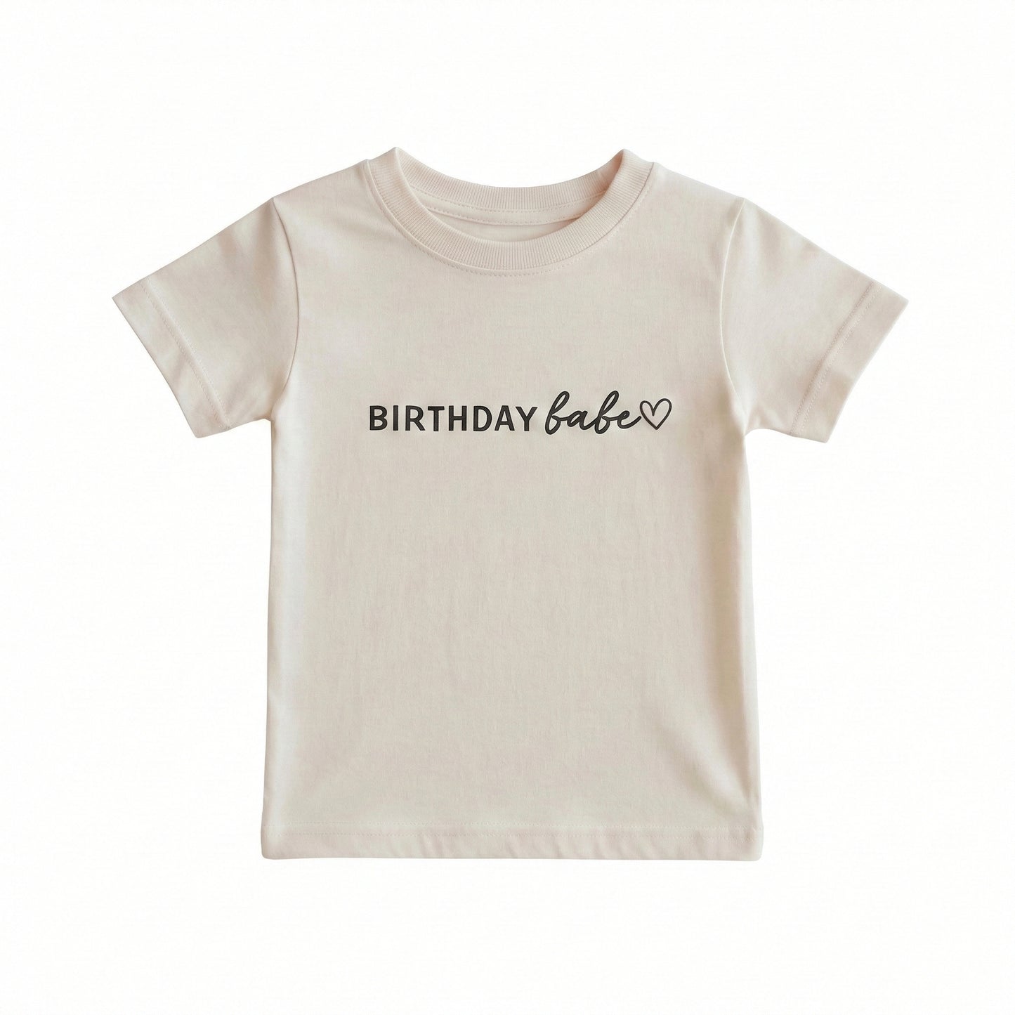 Embroidered Birthday Babe Toddler and Youth T-Shirt E38