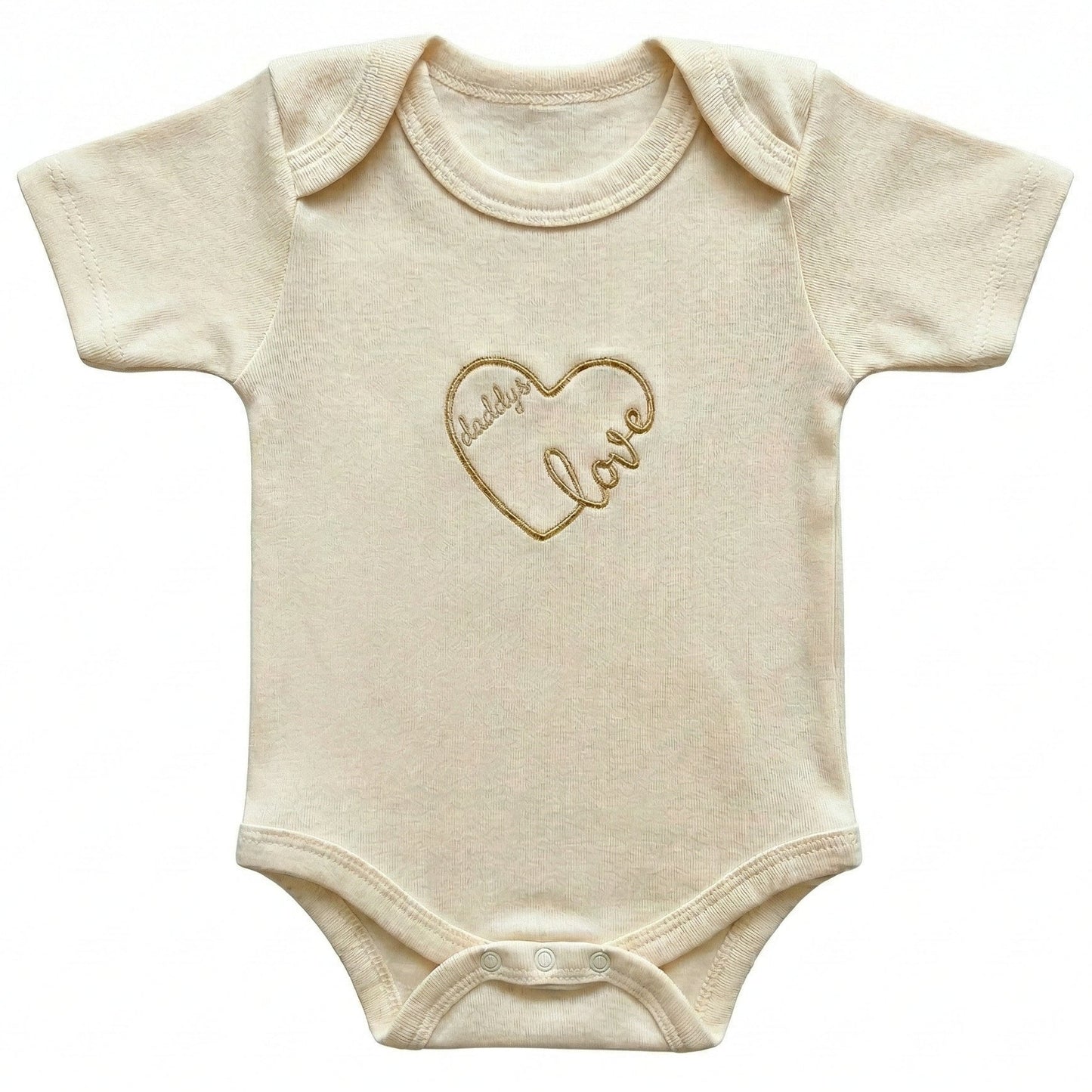 Embroidered Daddy Love Heart ONESIES® Bodysuit E43