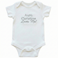 Embroidered Auntie Loves Me Custom Name ONESIES® Bodysuit Z162