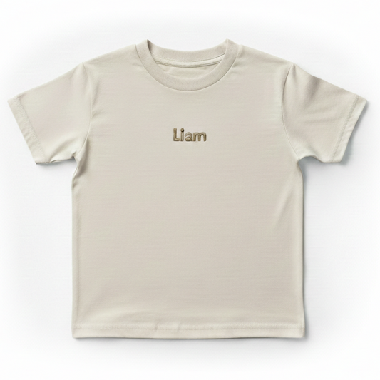 Embroidered Custom Name Toddler and Youth T-Shirt Z89
