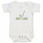 Embroidered Daddy's Caddie ONESIES® Golf Baby Bodysuit L285