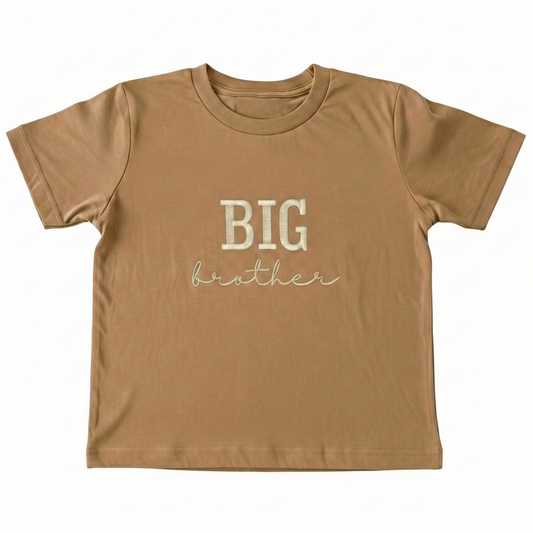 Embroidered BIG Brother Toddler and Youth T-Shirt S1