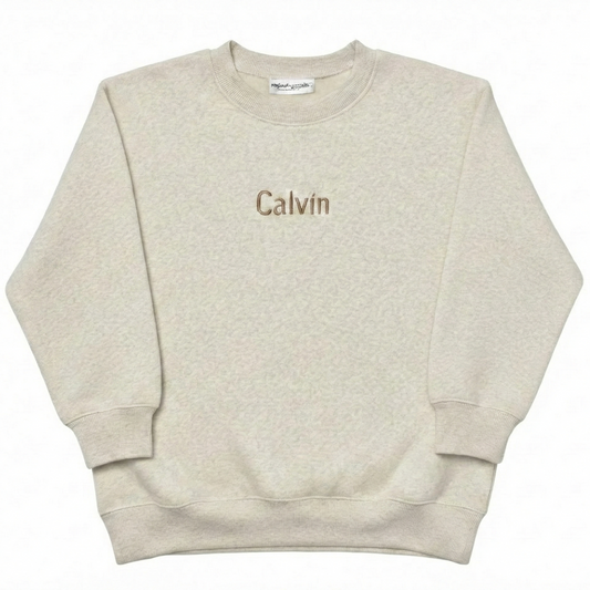 Embroidered Personalized Name Toddler and Youth Sweatshirt Z165