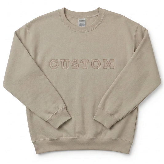 Custom Embroidered Block Letter Sweatshirt X15