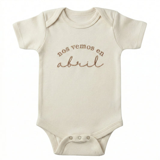 Embroidered Nos Vemos En Custom Date ONESIES® Bodysuit Z172