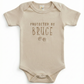 Custom Embroidered Protected By Our Pet ONESIES® bodysuit Z16