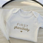 Embroidered FIRST Grandbaby ONESIES® Brand Baby Bodysuit Grand 441