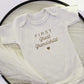 Embroidered FIRST Great Grandchild ONESIES® bodysuit Grandparents 443