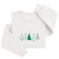 Embroidered Christmas Trees Holiday Sweater H3